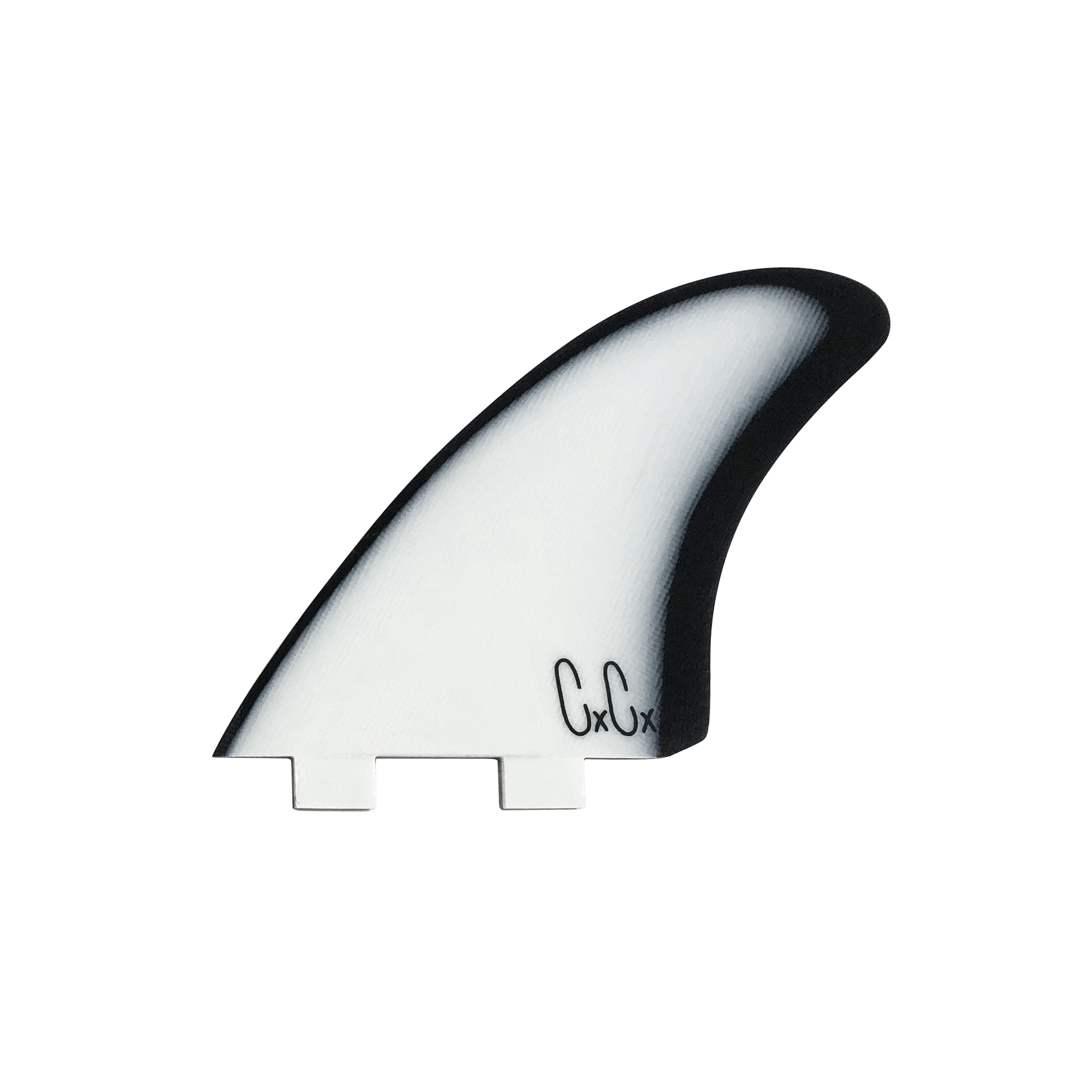 Christenson Twin Especial - White/Black - Twin Tab – Captain Fin