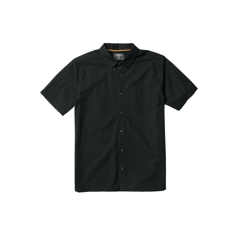 Dockside Valet Short Sleeve Shirt - Black