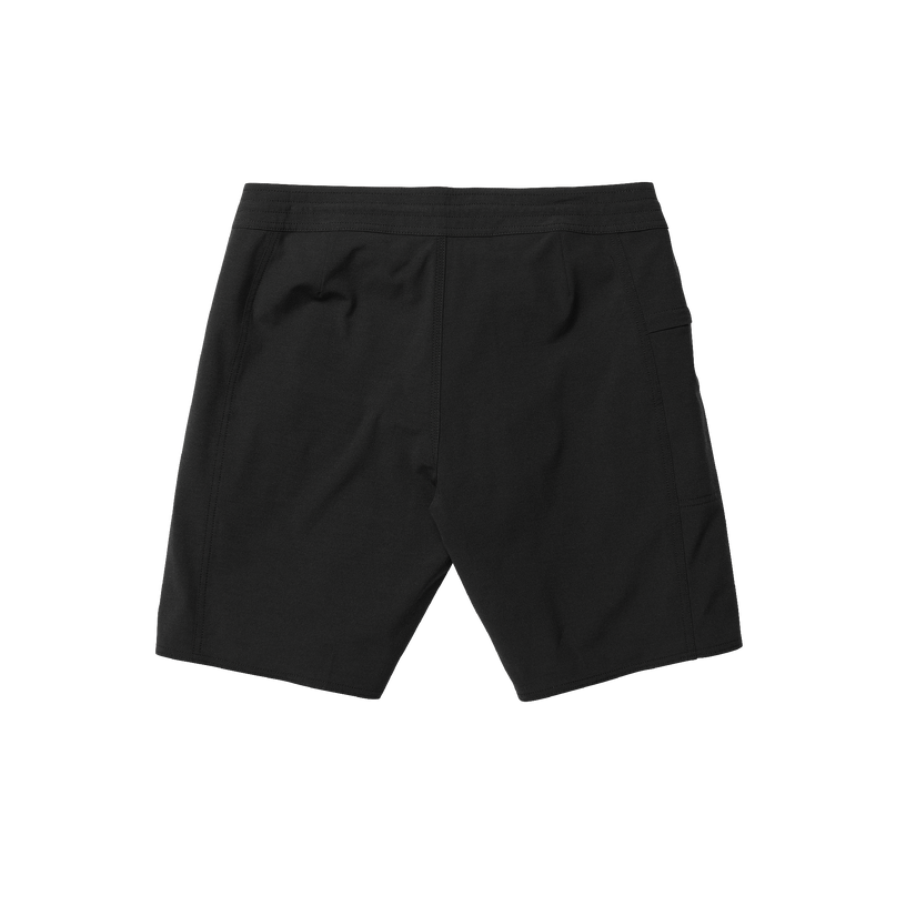 Keyhole Solid Boardshort - Black