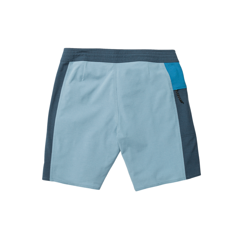 Keyhole Solid Boardshort - Coastal Blue