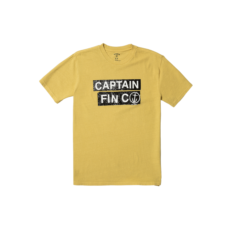 Dive Bars Short Sleeve Tee - Mineral Yellow