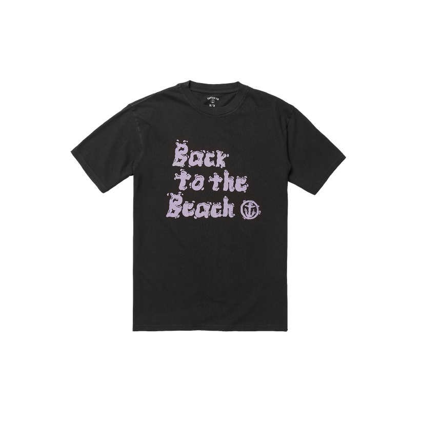 Back To The Beach Short Sleeve Tee - Black