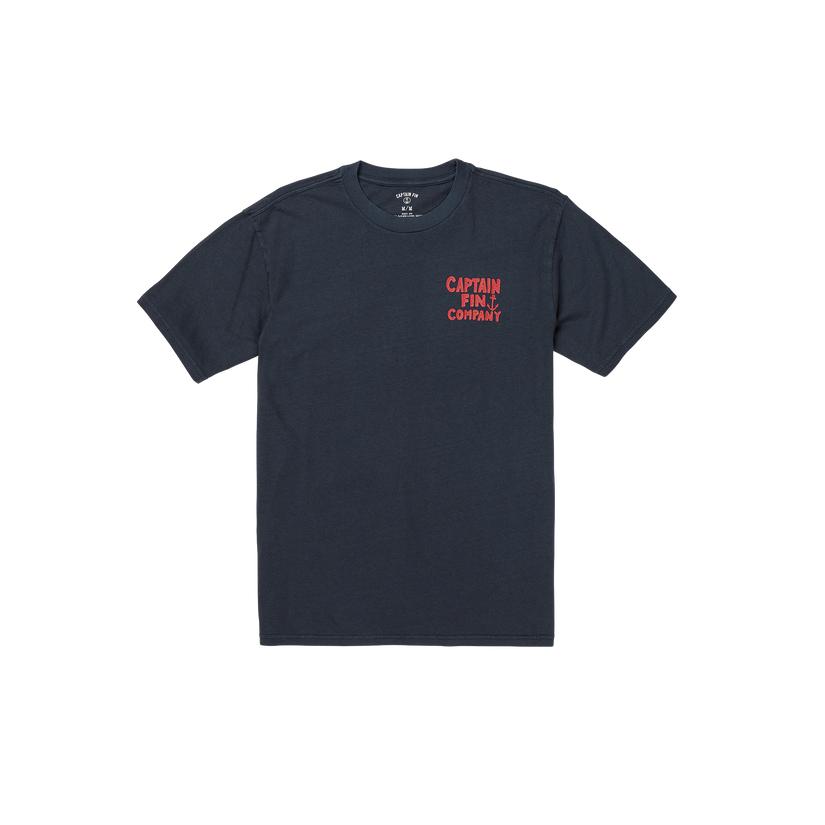 Ahoy There Shot Sleeve Tee - Midnight Navy