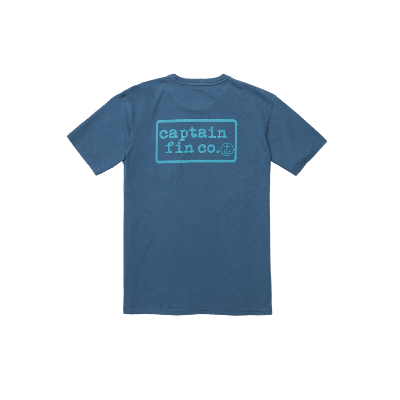 Pocket Type Patch Short Sleeve Tee - Dark Navy