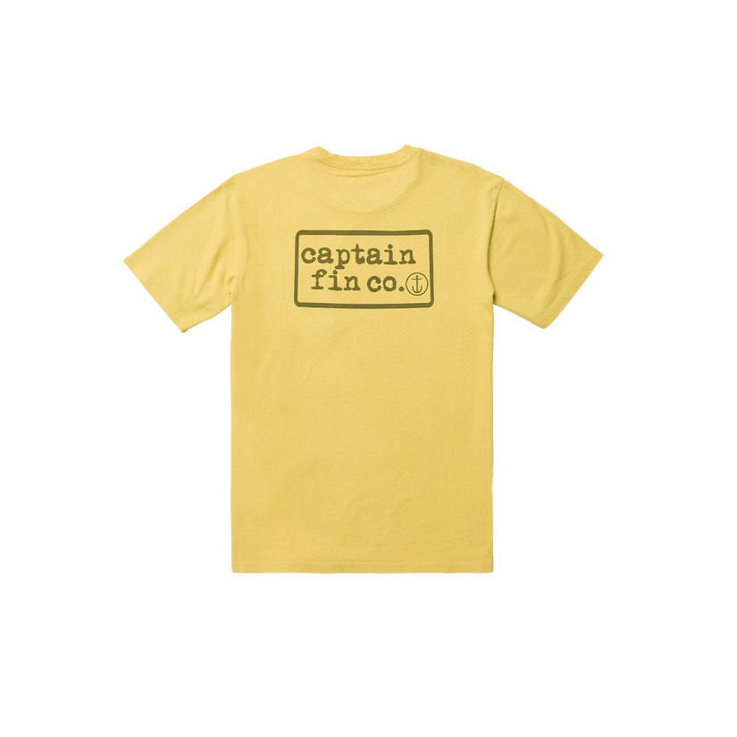 Pocket Type Patch Short Sleeve Tee - Mineral Yellow