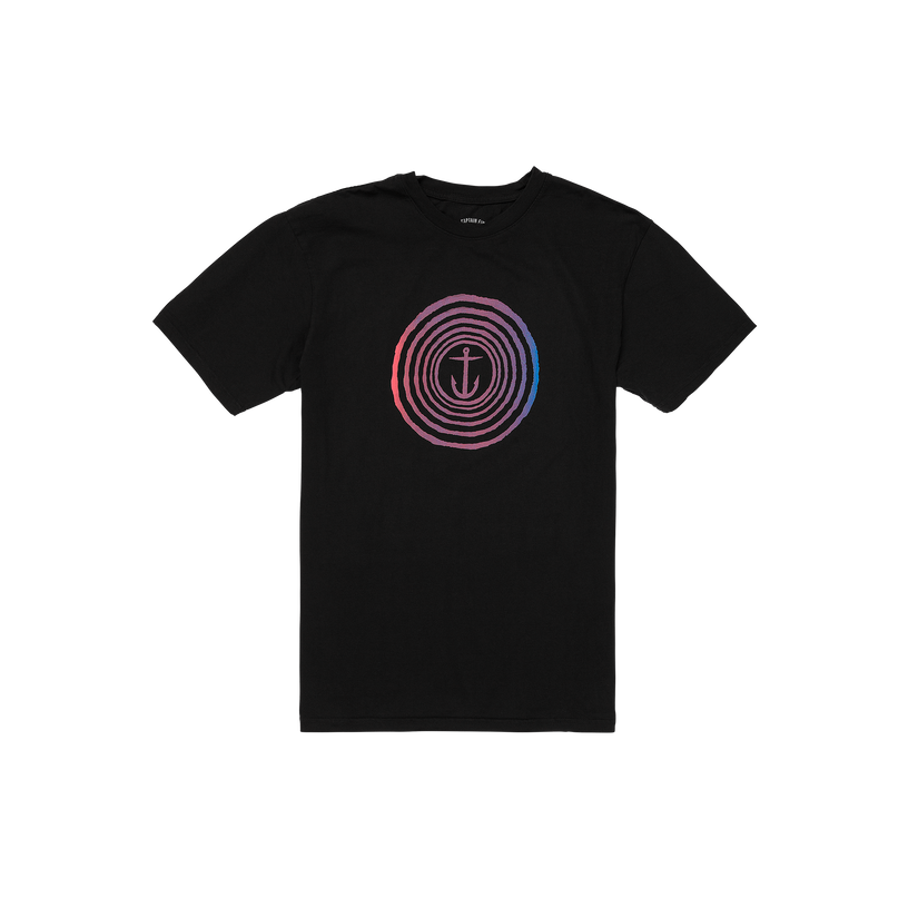 Captain Zone Short Sleeve Tee - Black - Captain Fin