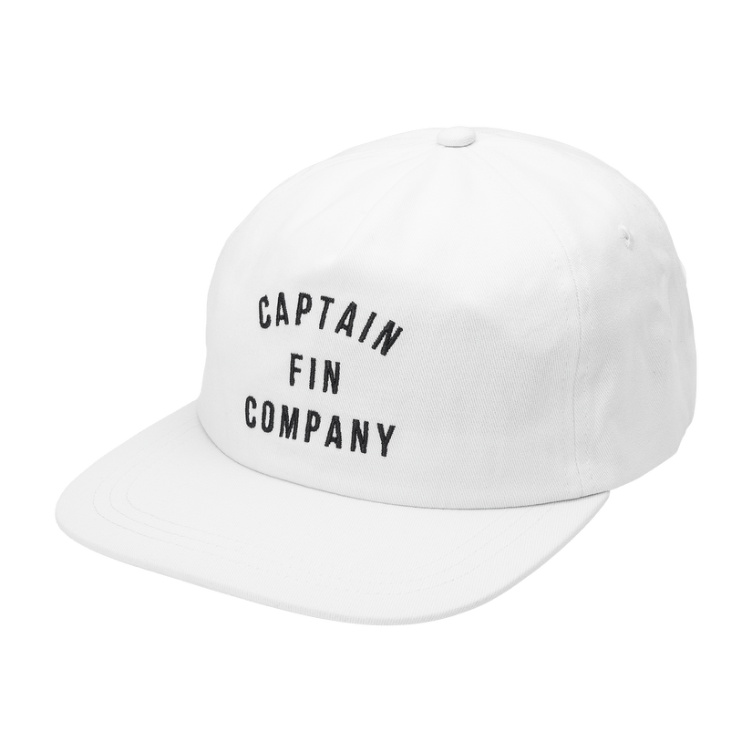 College Hat - White - Captain Fin